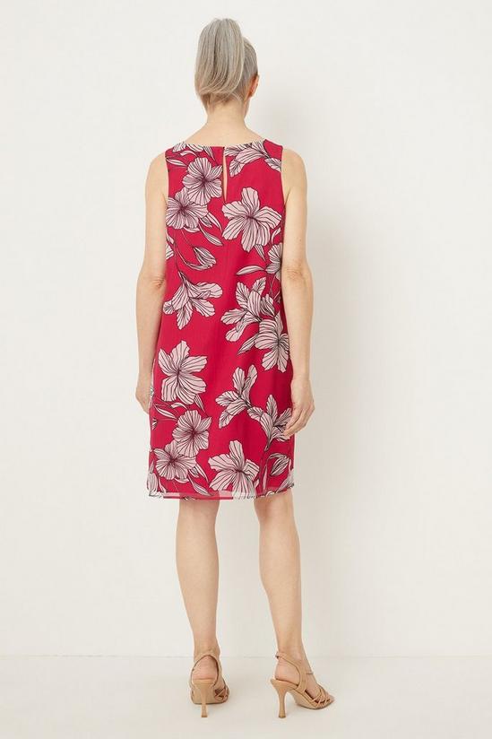 Wallis Pink Floral Shift Dress 3