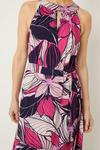 Wallis Pink Leaf Print Maxi Dress thumbnail 4