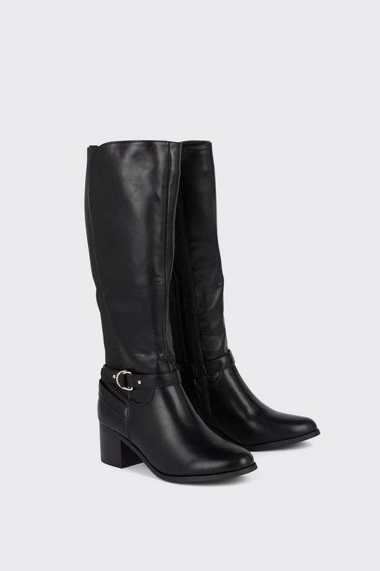 Wallis Harmony Ankle Strap Detail Knee High Boots 3