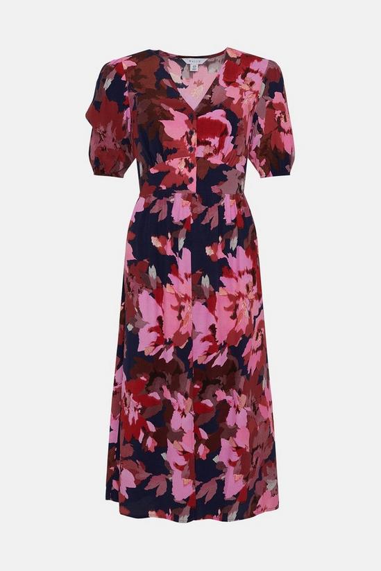 Wallis Pink Floral Midi Dress 5