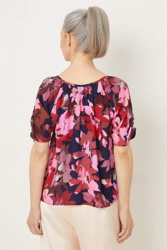 Wallis Pink Floral Woven Shell Top 3