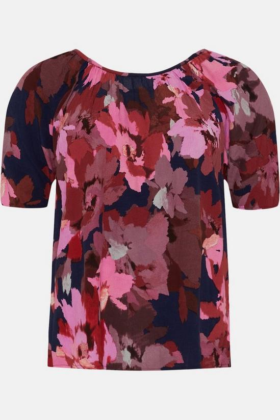 Wallis Pink Floral Woven Shell Top 5