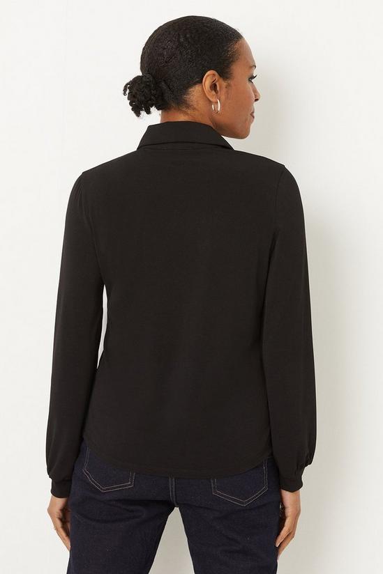 Wallis Black Jersey Pocket Shirt 3