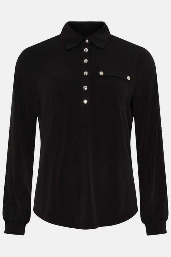 Wallis Black Jersey Pocket Shirt 5