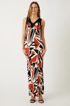 Wallis Multi Abstract Jersey Maxi Dress thumbnail 1