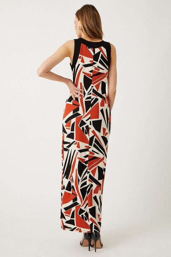 Wallis Multi Abstract Jersey Maxi Dress 3