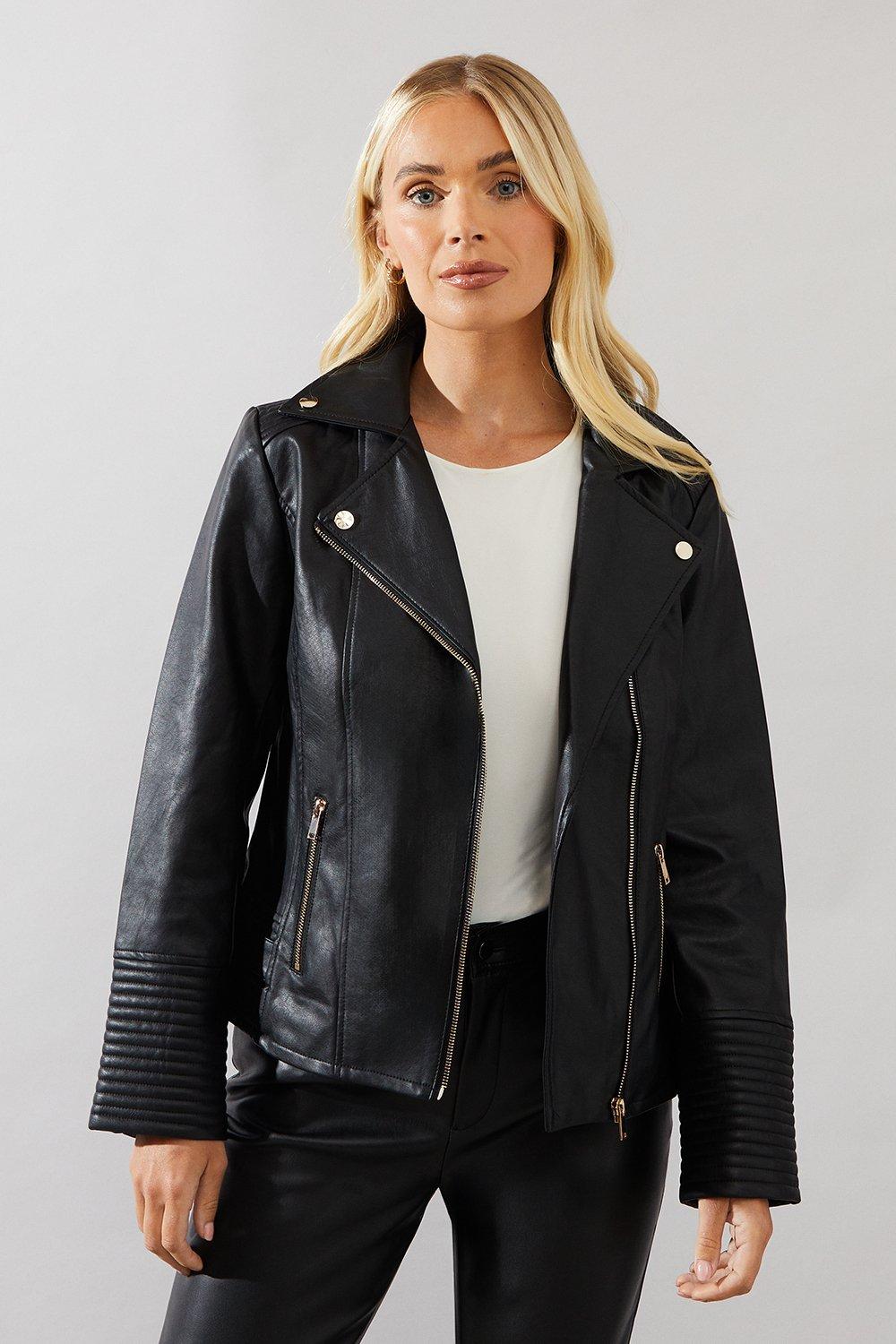 Petite biker jacket on sale uk