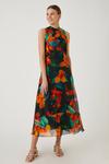 Wallis Floral Silk Mix Sleeveless Midaxi Dress thumbnail 1
