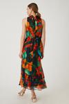 Wallis Floral Silk Mix Sleeveless Midaxi Dress thumbnail 3