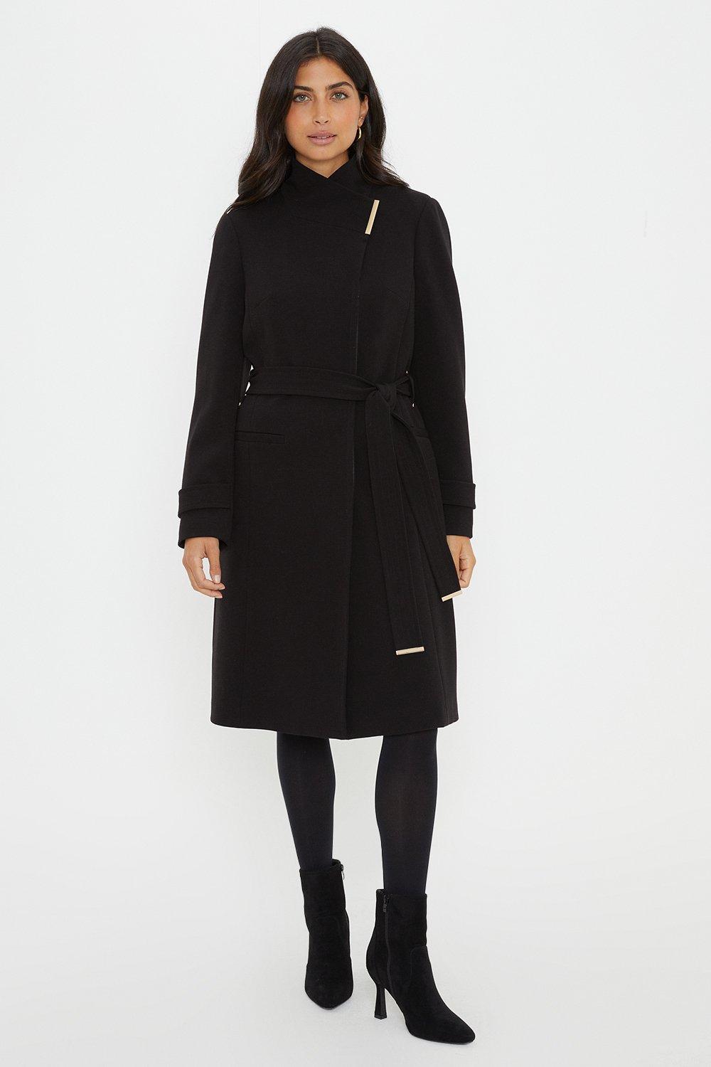 Black smart outlet coat