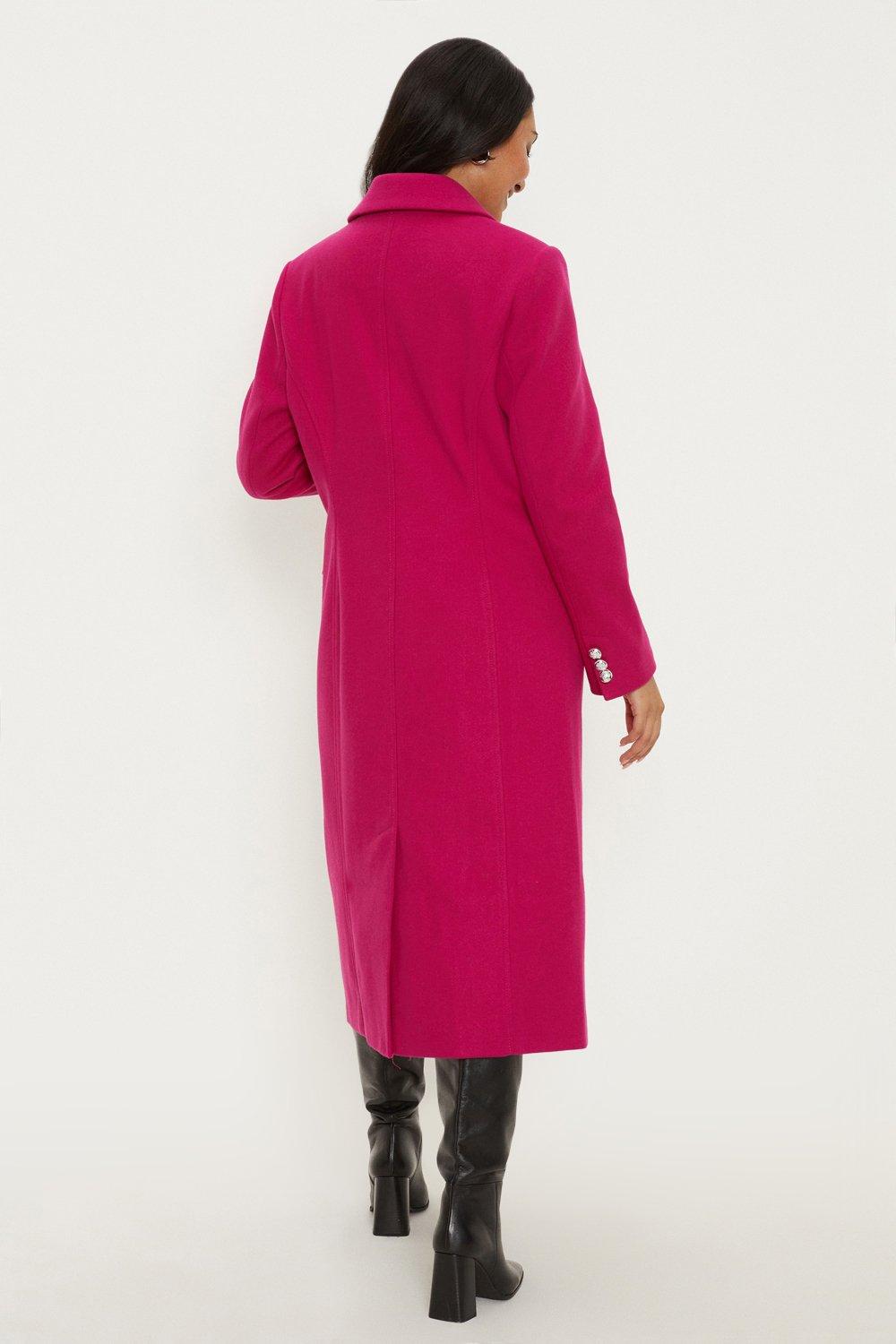 Pink military clearance coat