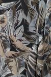 Wallis Petite Neutral Palm Print Flutter Sleeve Wrap Dress thumbnail 4