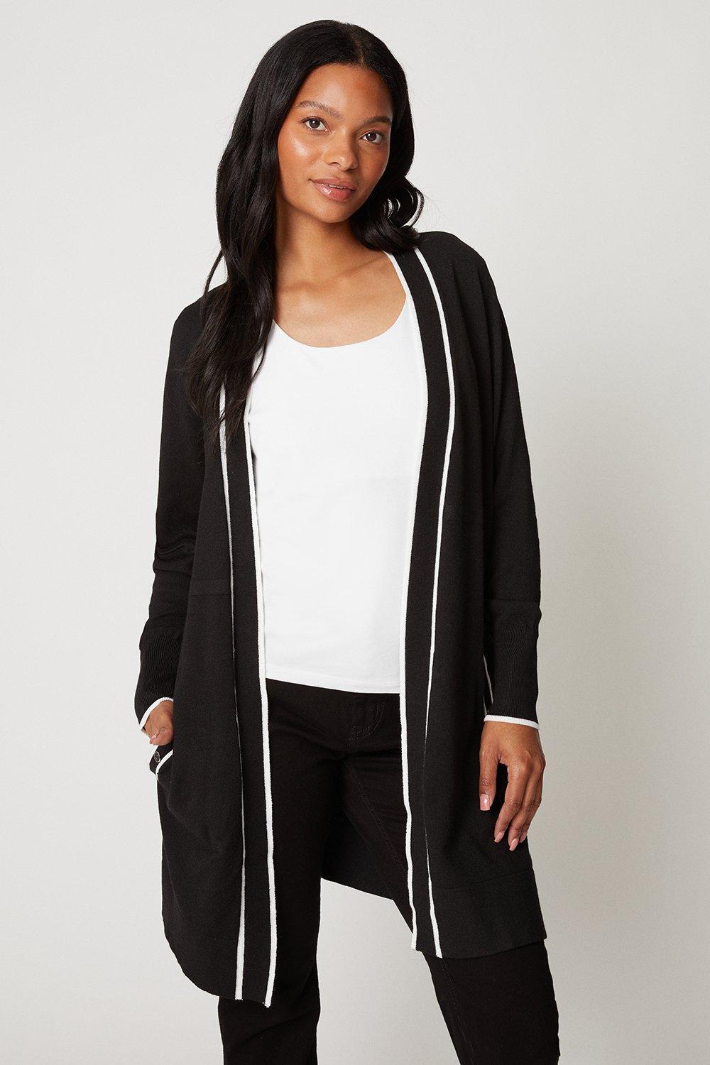 Longline black deals cardigans