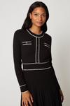 Wallis Petite Ribbed Pleated Knitted Dress thumbnail 2