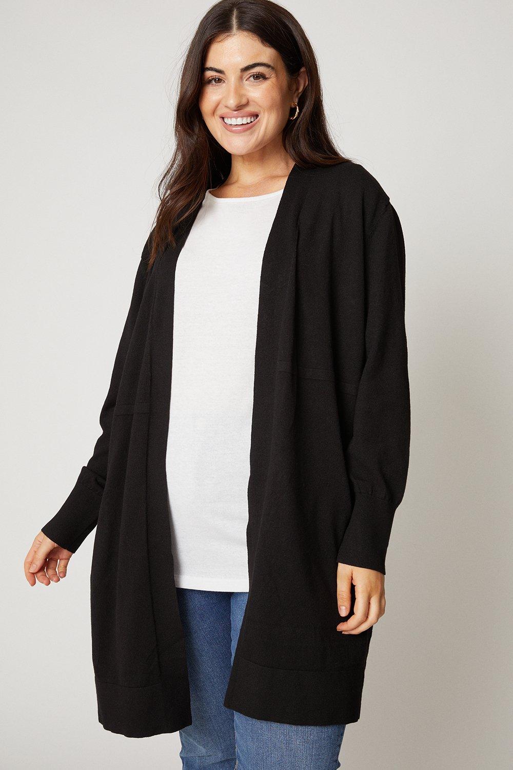 Wallis long 2025 black cardigan