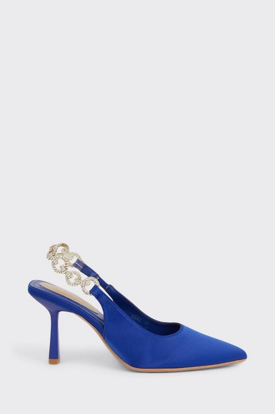 Wallis Calliope Trim Detail Slingback Stiletto Court Shoes 2