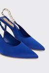 Wallis Calliope Trim Detail Slingback Stiletto Court Shoes thumbnail 4