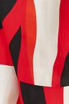 Wallis Petite Red Abstract Satin Halter Neck Midi Dress thumbnail 4