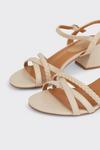 Wallis Solene Plait Strap Detail Block Heeled Sandals thumbnail 4