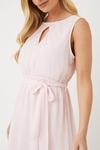 Wallis Petite Pink Sleeveless Belted Highlow Midi Dress thumbnail 2