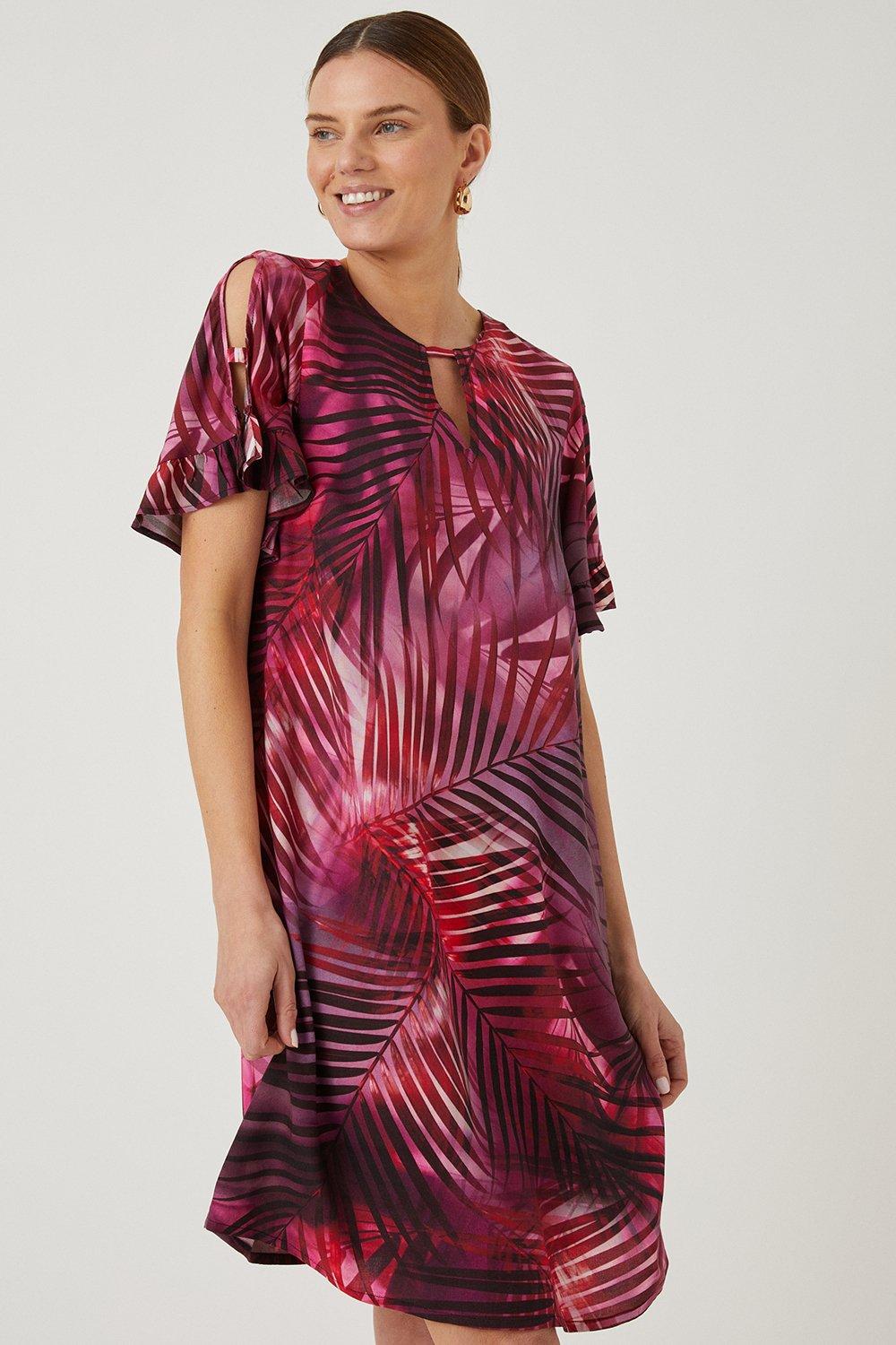 Tropical shift outlet dress