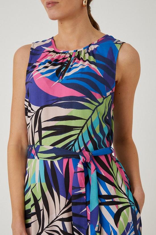 Wallis Tropical Belted Tiered Maxi Dress 2