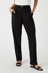 Wallis Linen Look Tapered Trousers thumbnail 2