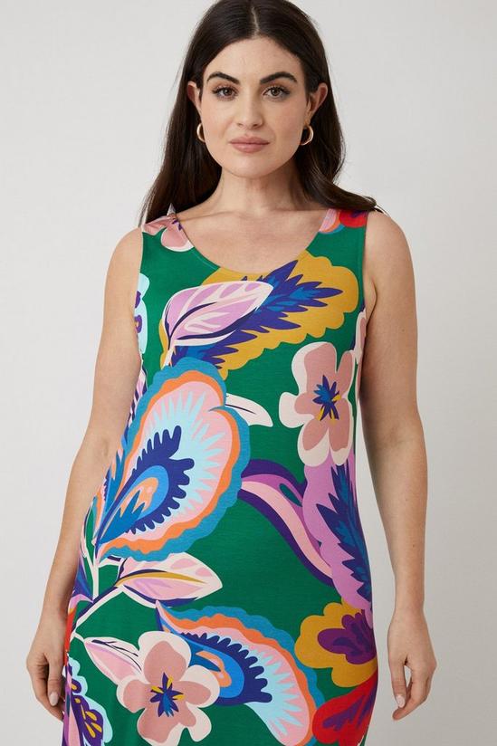 Wallis Curve Floral Printed Jersey Maxi Dress 2