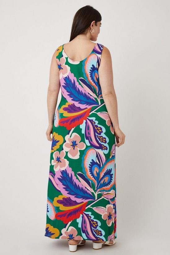 Wallis Curve Floral Printed Jersey Maxi Dress 3