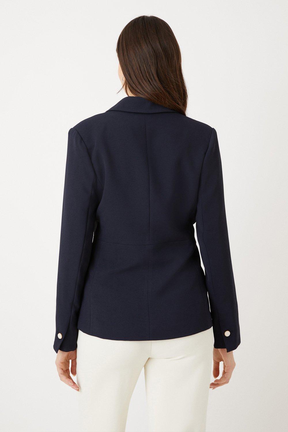 Wallis navy clearance blazer