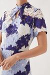 Wallis Petite Blue Floral Lace Shift Dress thumbnail 2