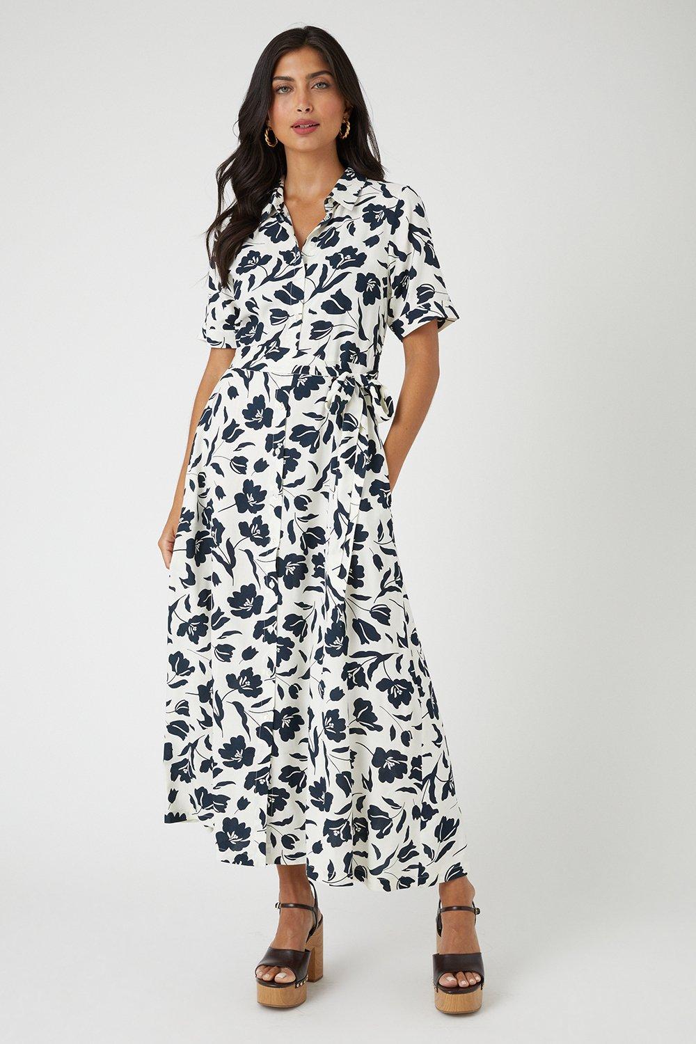 Shadow floral dress discount oasis