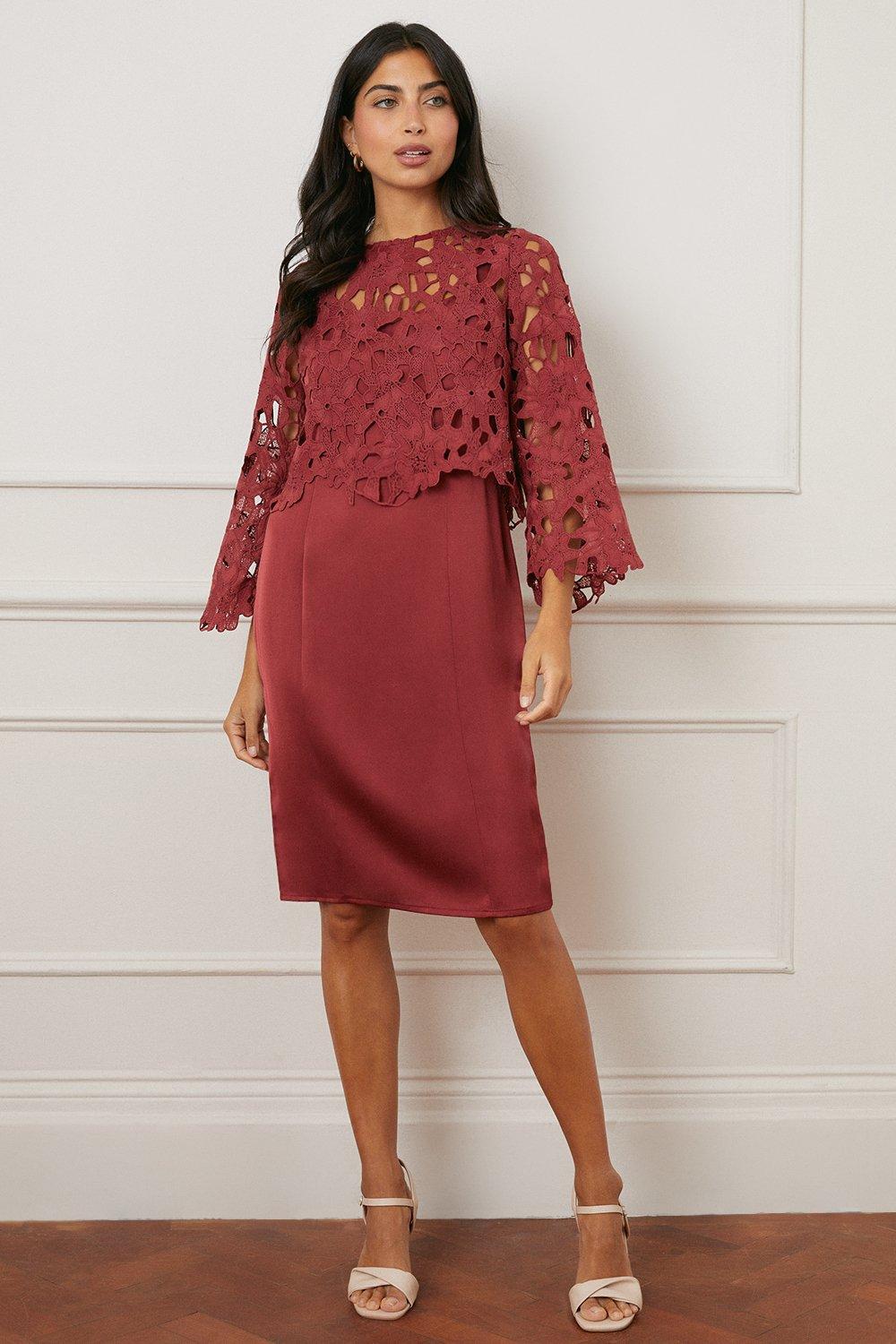 Wallis petite deals lace dress