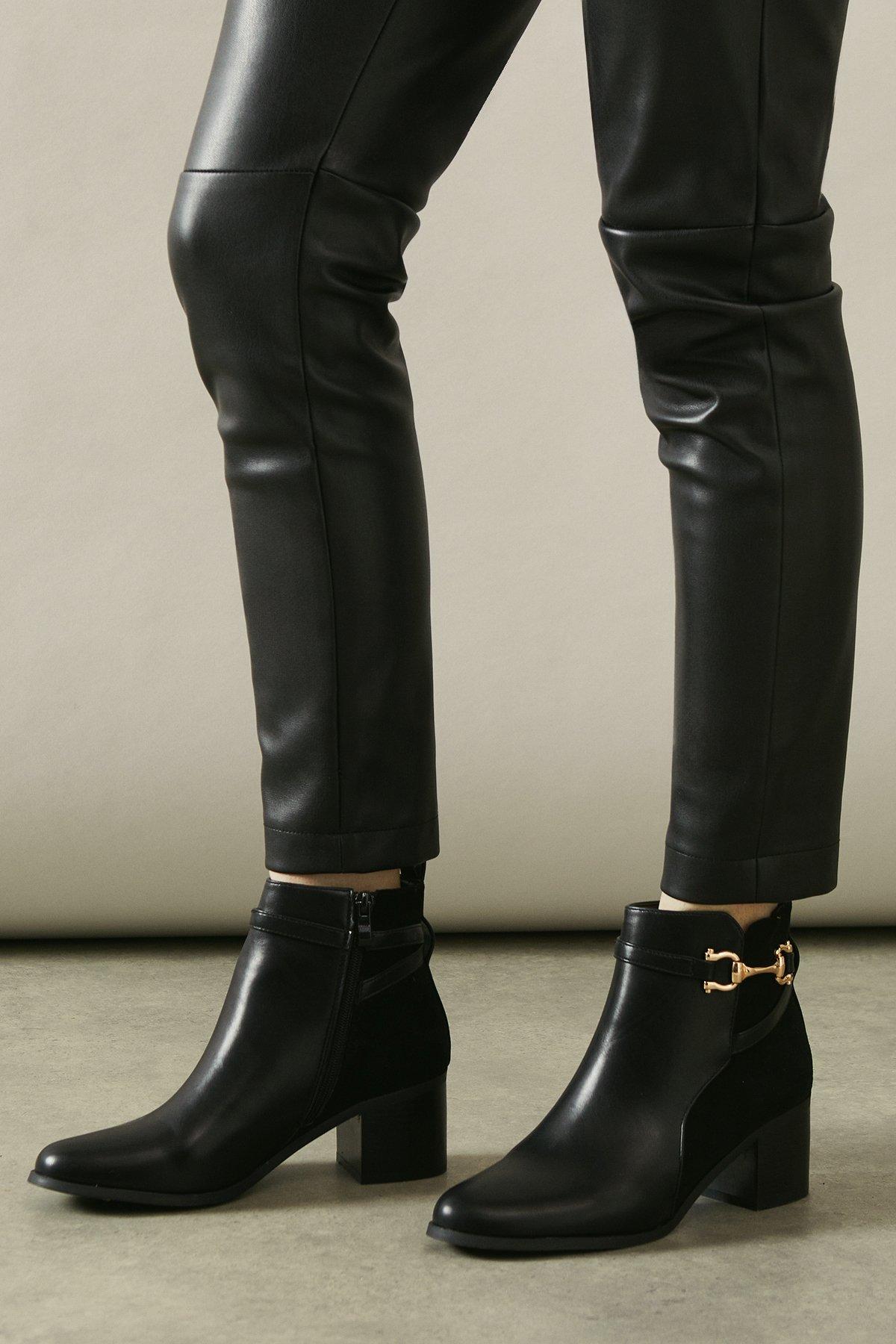 Wallis black shop ankle boots