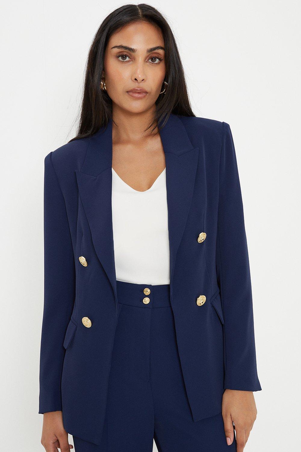 Wallis blue blazer sale