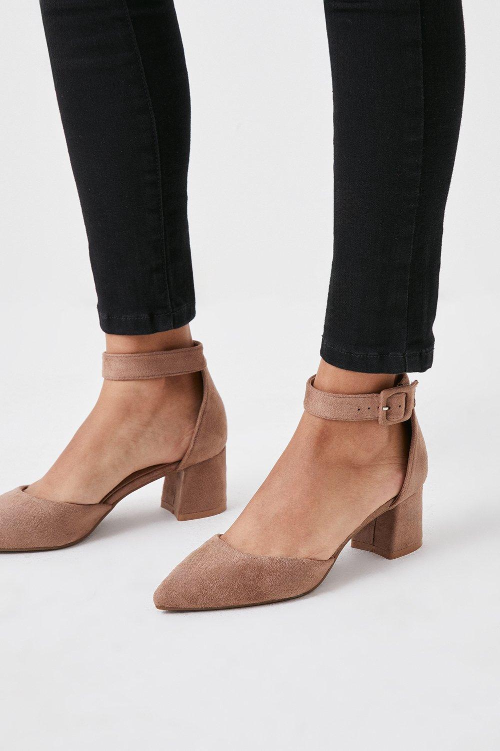 Taupe best sale low heels