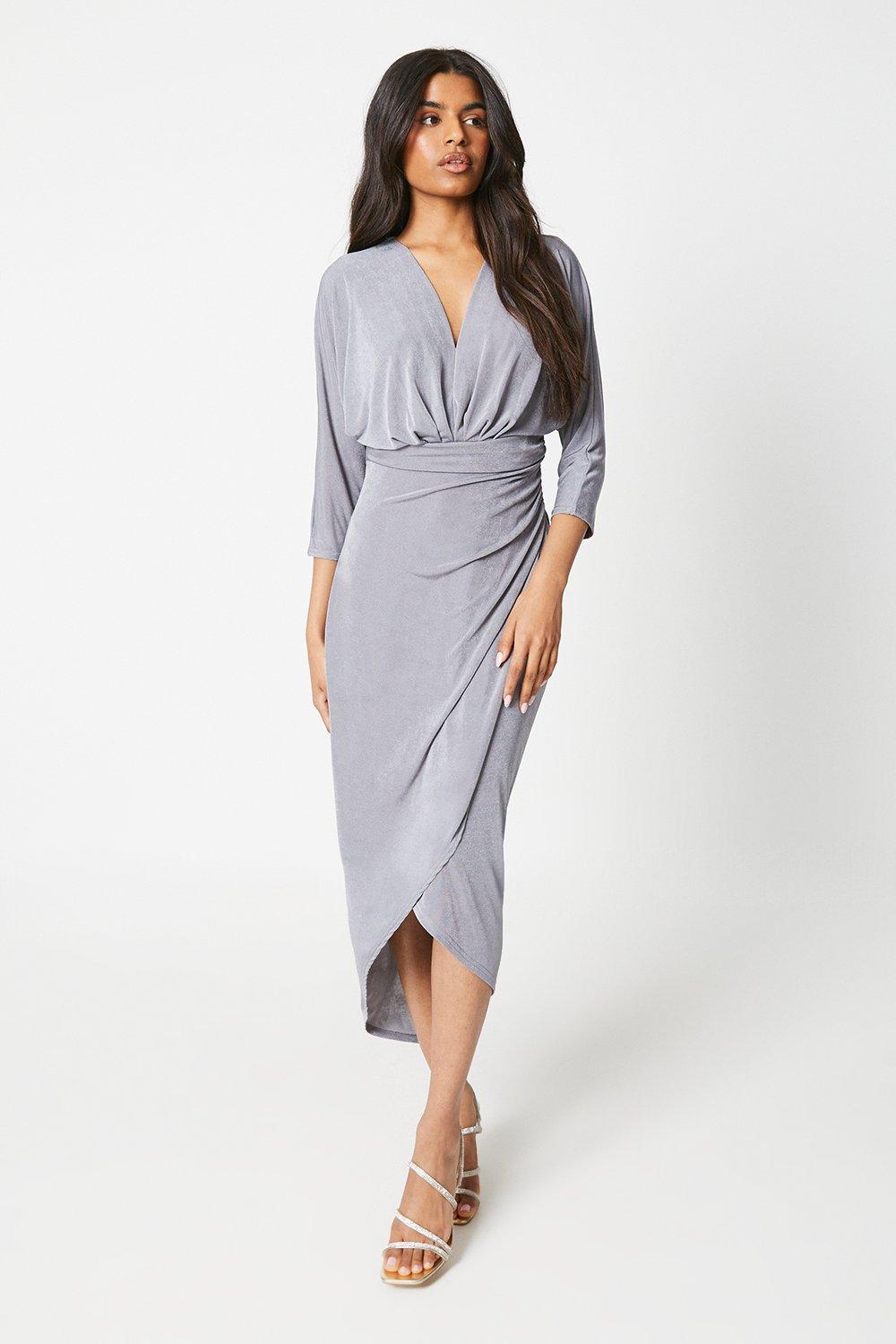 Jersey store batwing dress