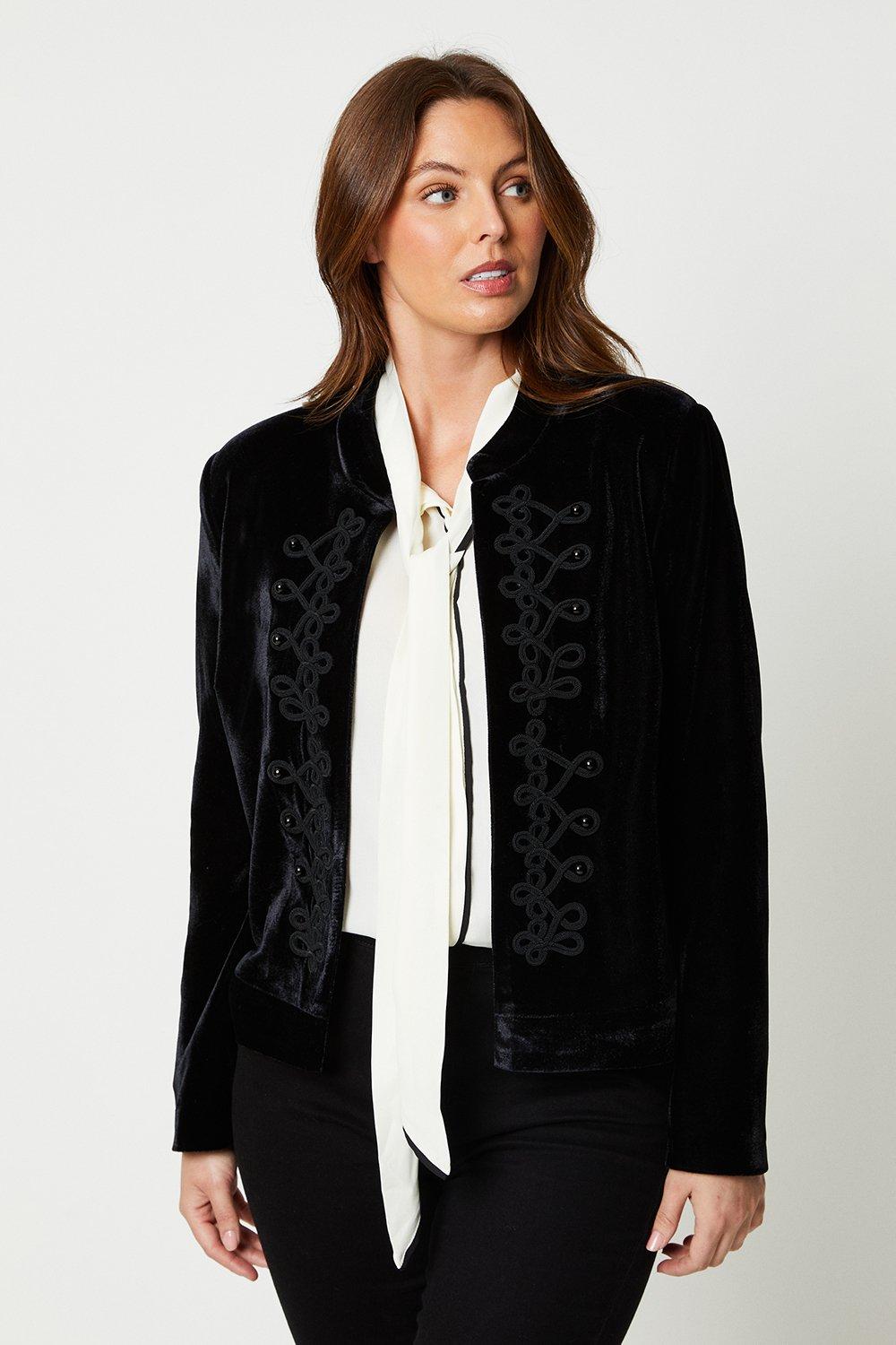 Wallis velvet jacket sale