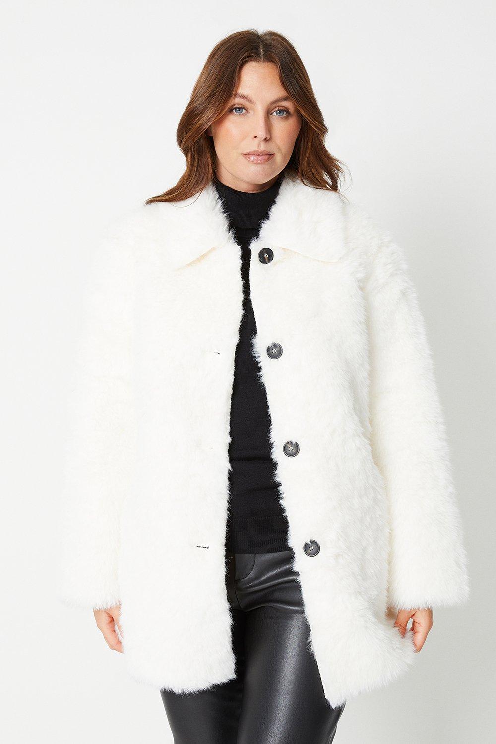 Wallis faux fur outlet coat