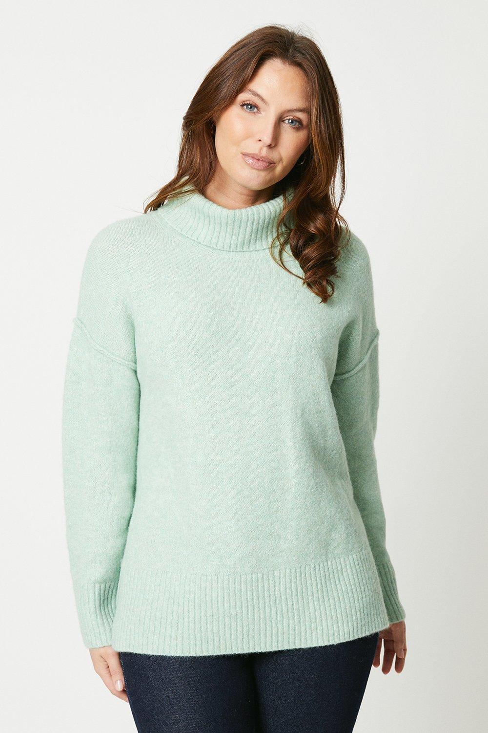Womens Cosy Seam Detail Sweater