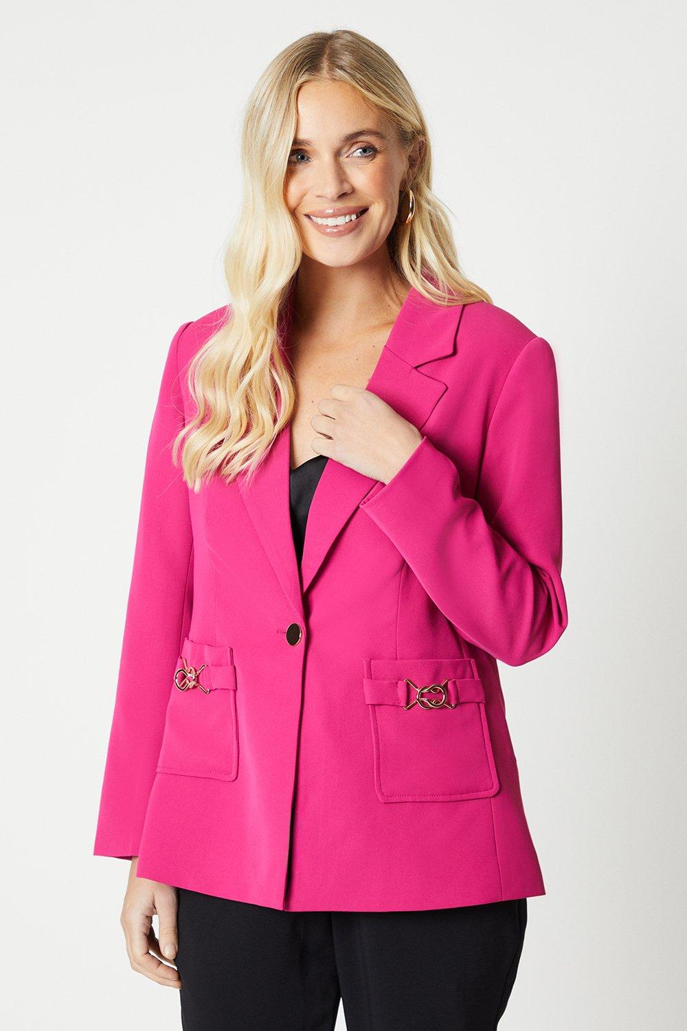 Wallis blush blazer sale