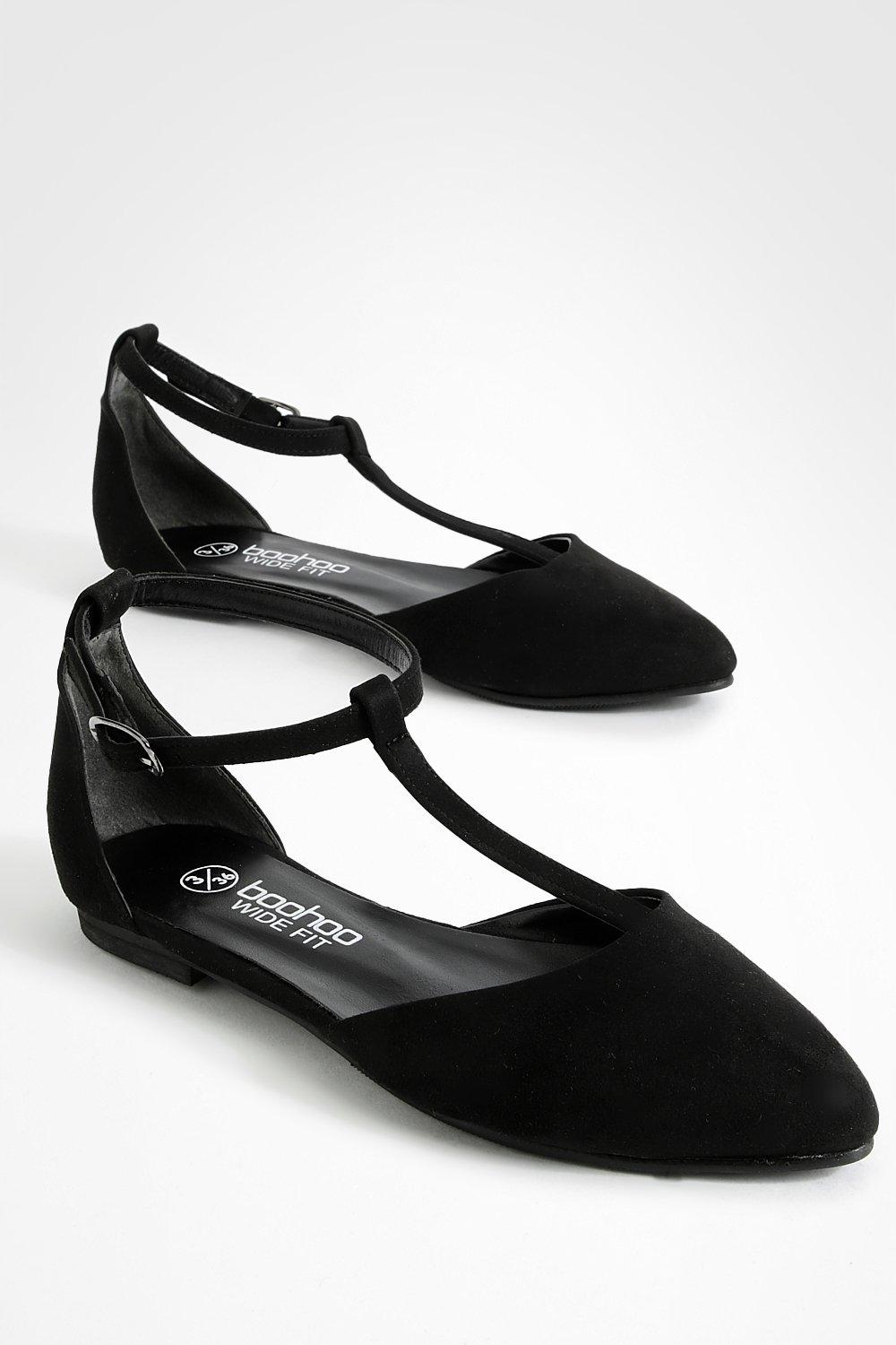 T bar discount ballet flats