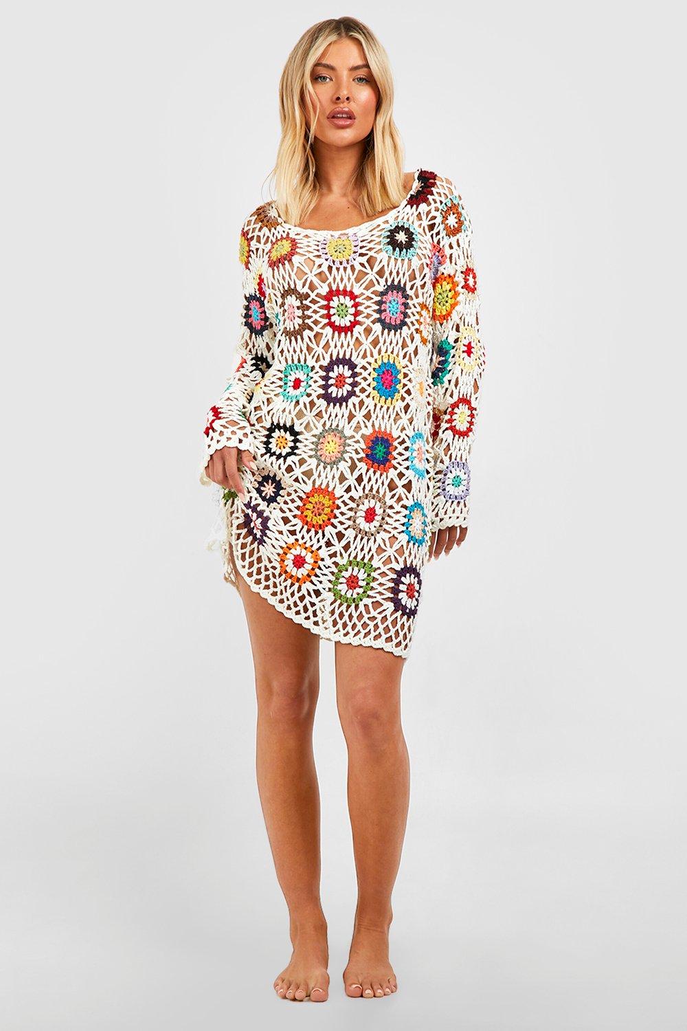 Crochet beach store dress uk