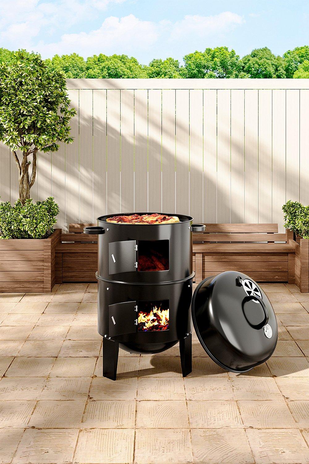 Mastercook Vertical Charcoal Portable 348 Square Inches, 55% OFF