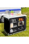 Living and Home Portable Camping Outdoor Kitchen Storage Cabinet thumbnail 1