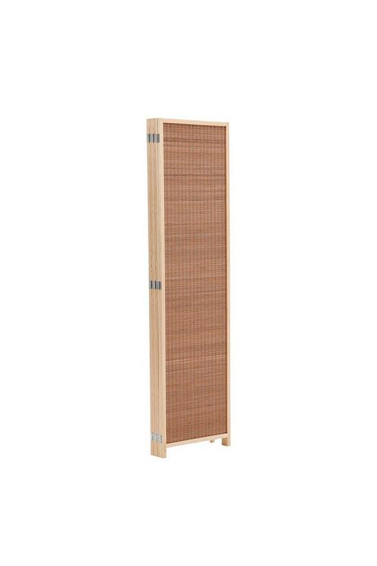 Living and Home 6-Panel Bamboo Woven Folding Room Divider 4