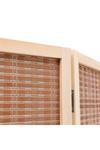 Living and Home 6-Panel Bamboo Woven Folding Room Divider thumbnail 5