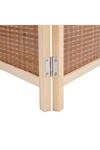 Living and Home 6-Panel Bamboo Woven Folding Room Divider thumbnail 6