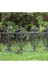 Living and Home 3pcs Decorative Garden Border Fence Outdoor Lawn Edging thumbnail 1