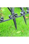 Living and Home 3pcs Decorative Garden Border Fence Outdoor Lawn Edging thumbnail 3